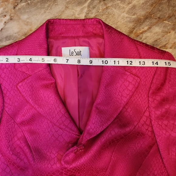 Le Suit NWT pink magenta blazer 6 - Picture 11 of 14